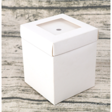 Custom Luxury White Rigid Candle Box